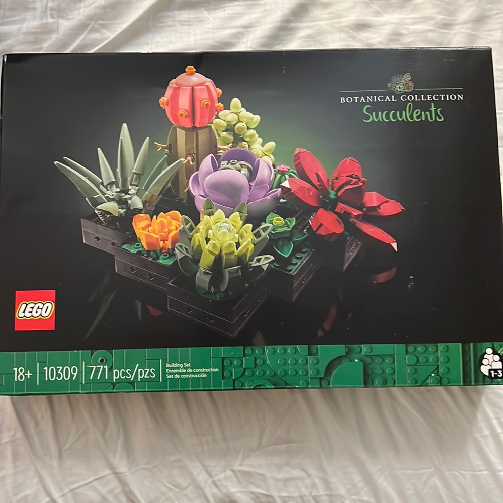 Unopened Lego succulents collection
